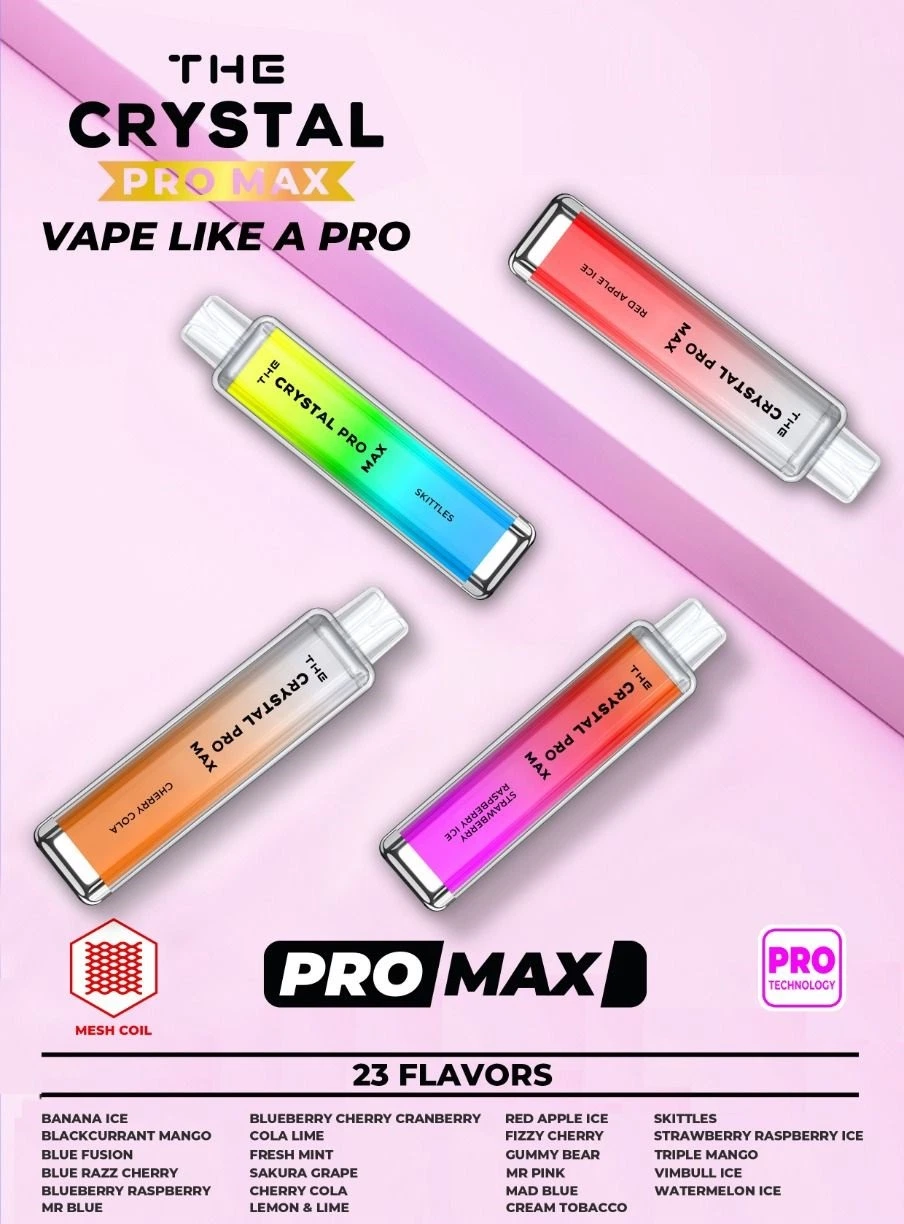 China Wholesale I Vape Crystal PRO Max 4000 Puff Bar Free Shipping 10ml 2% 650mAh Rechargeable Disposable Vape Pod Vapes E Cigarette